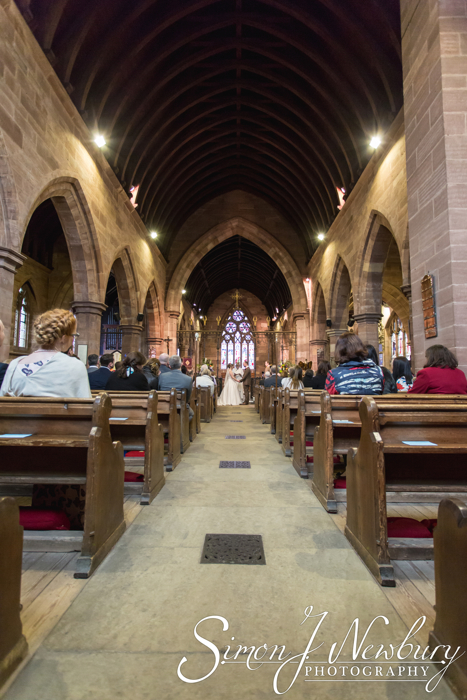 St Helens in Tarporley wedding photography