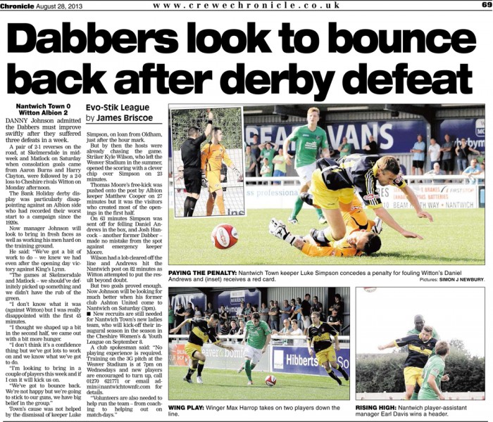 Cheshire Sports Press Photography
